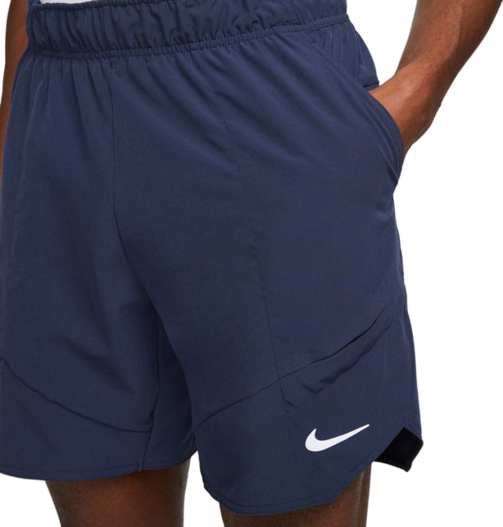 Мужские теннисные шорты Nike Dri-Fit Advantage Short 7in M - obsidian/white