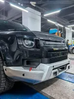 Алюминиевый передний бампер с лебедкой для LAND ROVER DEFENDER L663 2019+ Лэнд Ровер Дефендер