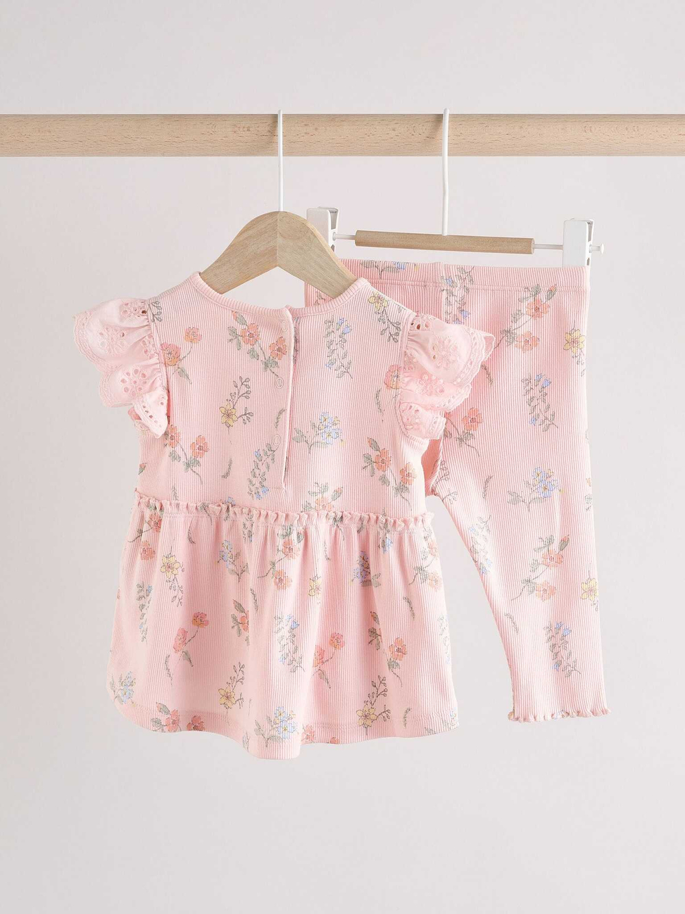 Футболка и легинсы в комлекте для малышей Next AG4-710, Розовый