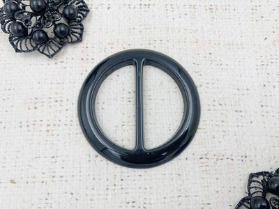 Пряжка, ш. 4,3 см, чёрный