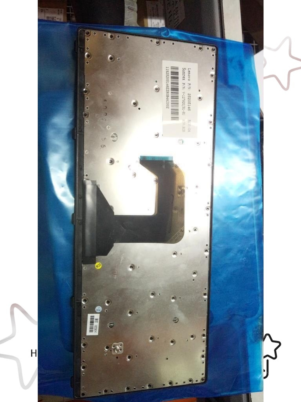 Клавиатура для ноутбука Lenovo S300/S400/S405/S415/M30-70/S40-70 раскладка - русская, без подсветки, черная (25205146), оригинал