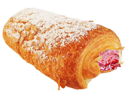 Штрудель с малиной