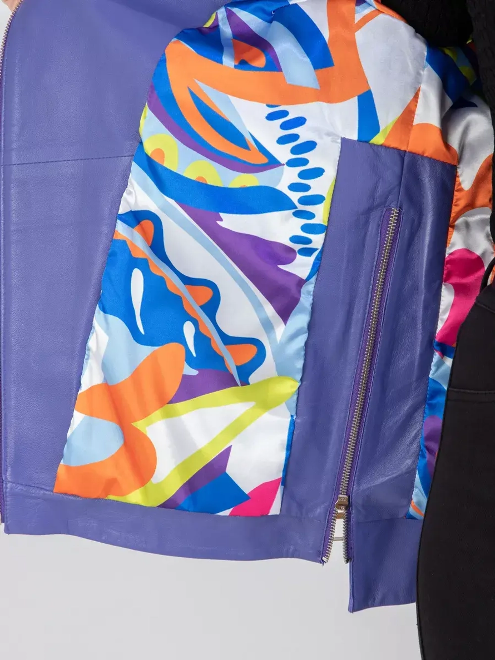 Кожаная куртка демисезонная косуха