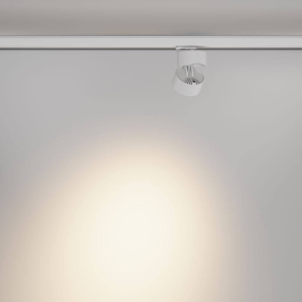 Трековый трехфазный светодиодный светильник Maytoni Trinity Alfa TR199-3-15W2.7K-M-W