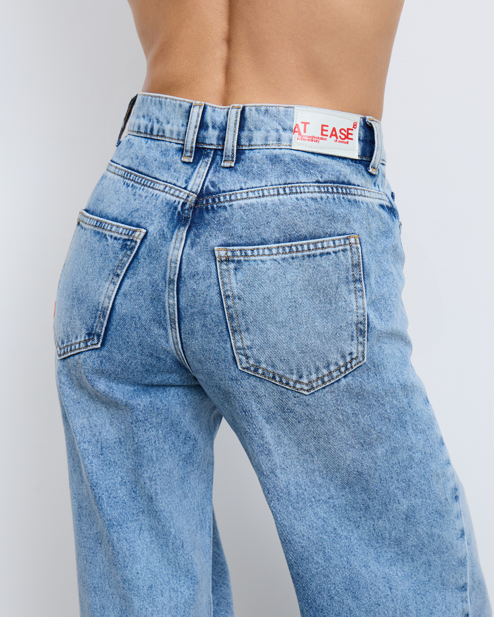 Джинсы Woman Loose Fit Jeans Blue