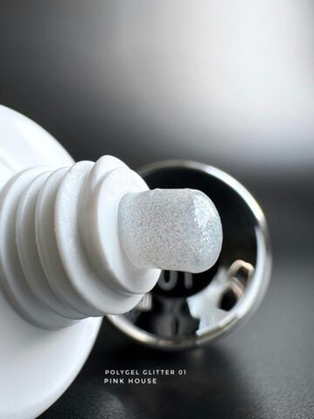 Pink House Полигель 01 Glitter 15 гр.