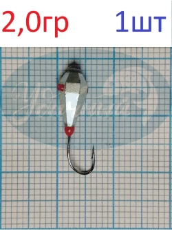 Мормышка вольфрамовая Капля с гранями