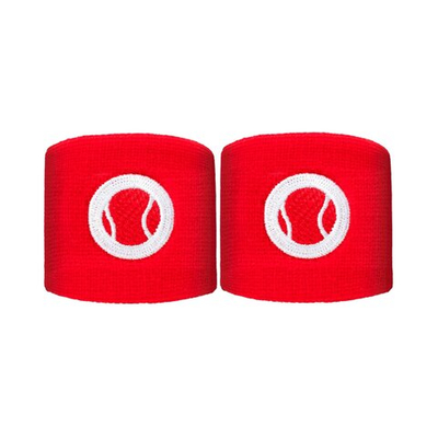 Tennis-Point Short Wristband 2 Pack - Red