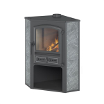 Камин ЭТНА (БКД) угловой "Талькохлорит" Ø 115мм