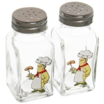 Набор для специй 2 шт (солонка+перечница) «Повар»