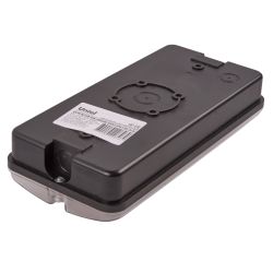 ULW-K25B 6W-4000K-EMG IP65 BLACK Светильник светодиодный влагозащищенный с БАП. Белый свет 4000K. 660Лм. Размер 220x105x50мм. Корпус чёрный. ТМ Uniel