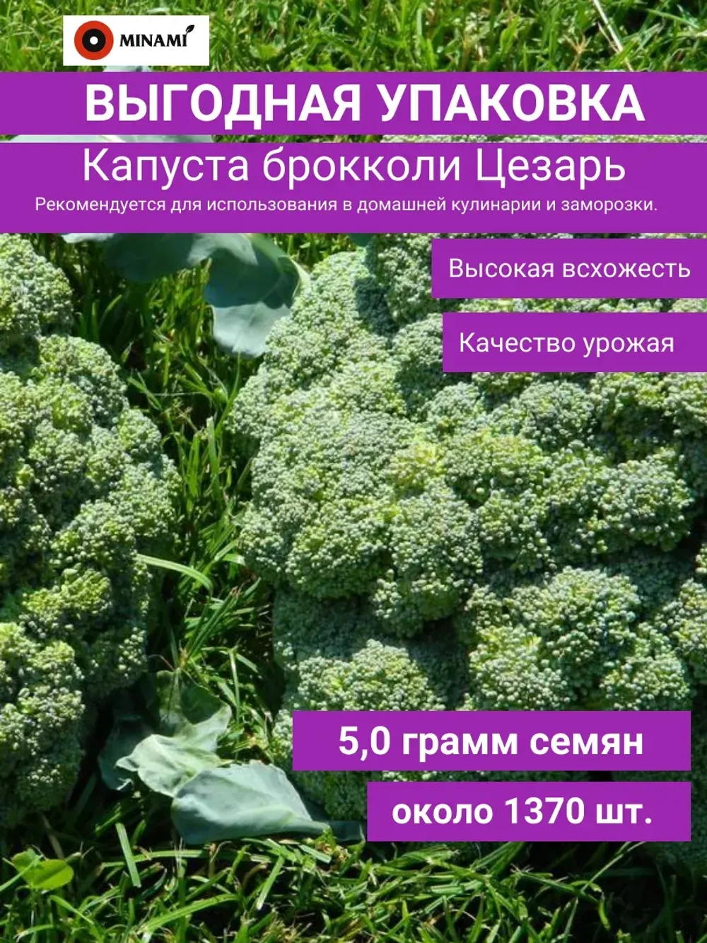 Капуста брокколи Цезарь 5гр.