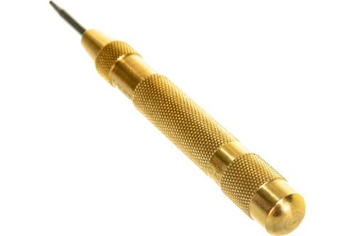 Автоматически усиленный кернер износостойкий наконечник из Cr-Mo стали группы А,59HRC,длина 125мм,2,4мм Зубр "ЭКСПЕРТ" 21420-12