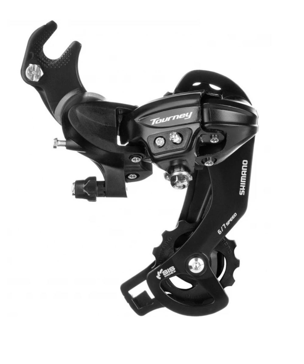 Переключатель задний Shimano Tourney, TY300, 6/7ск., крепление на ось, б/уп.