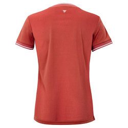 Женская теннисная футболка Tecnifibre Team Tech - terracotta