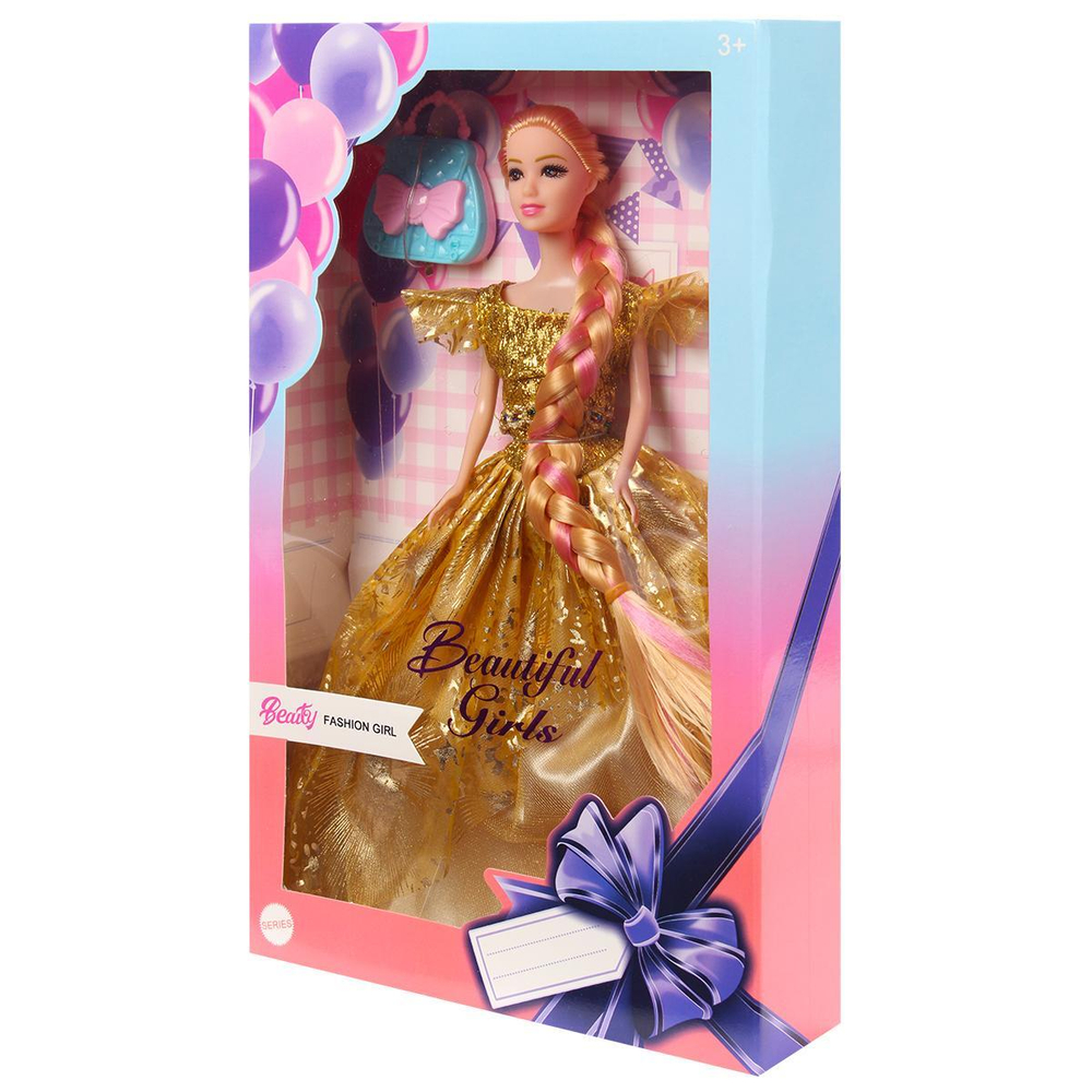 Кукла тип Модель 28см. "Красотка" с аксесс. в ассорт. коробка A22149