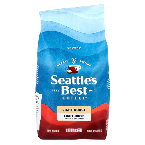 Seattle's Best Coffee, Lighthouse, кофе, молотый, легкой обжарки, 340 г (12 унций)