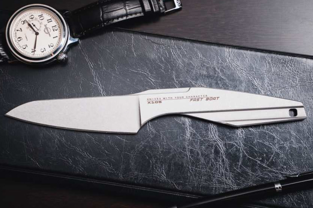 Скелетный нож Fast Boat Stonewash