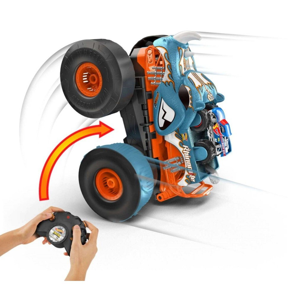 Hot Wheels - Монстр-трак с дистанционным управлением Rhinomite 1:12 HPK27 / артикул   HPK27  / GTIN 194735160990