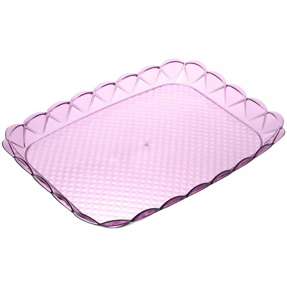 Поднос пластиковый «Морской прибой» 39*28*3см