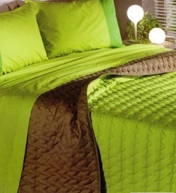 Покрывало 170х270 Caleffi Art Double антрацит