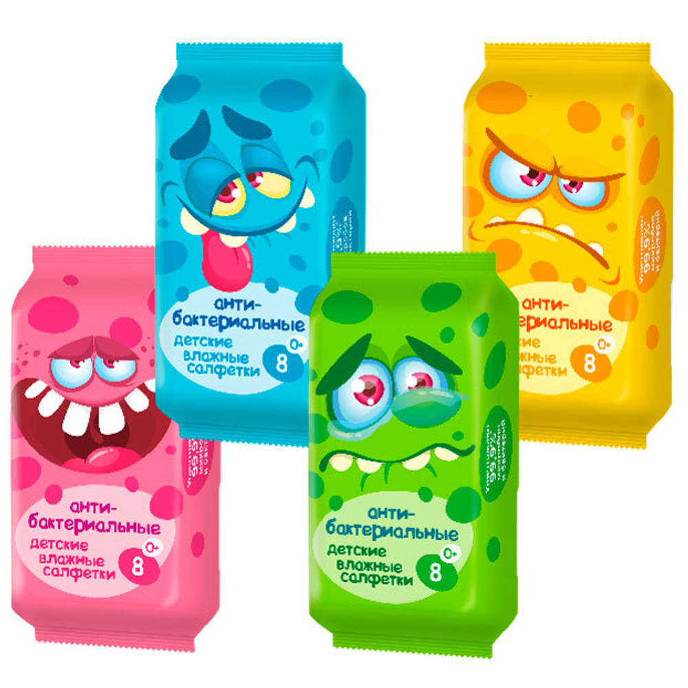 АВАН.Эконом smart №8 влаж.салф.дет антибак.mix 8323
