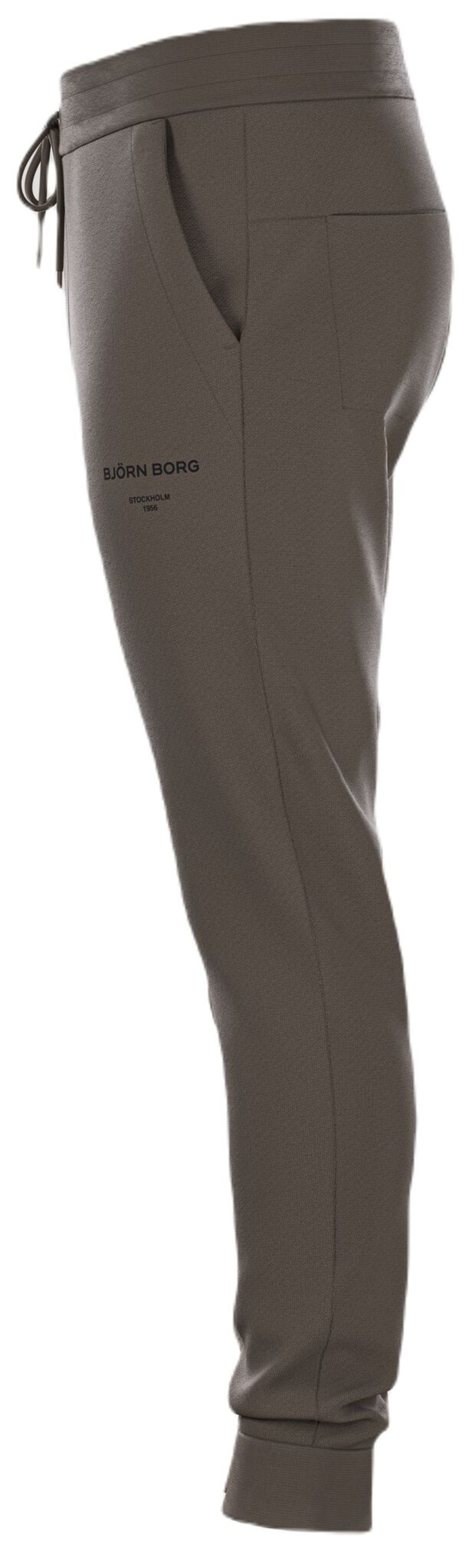 Мужские теннисные штаны Björn Borg Essential Pants - Коричневый