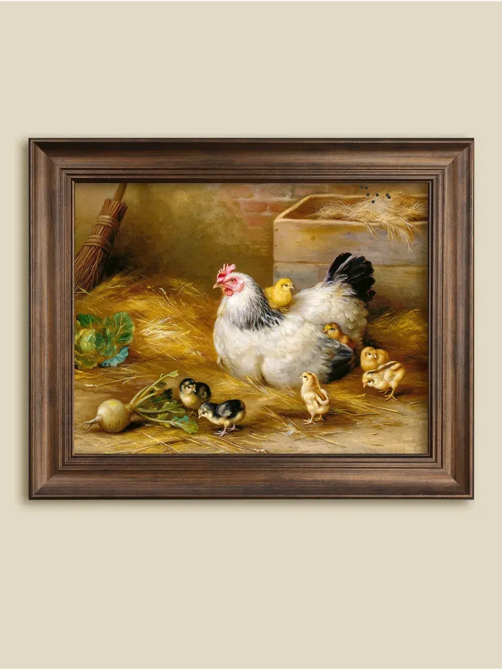 Картина интерьерная на холсте в раме 25*31 см