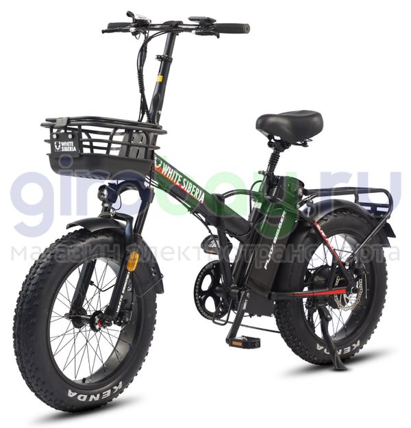 Электровелосипед WHITE SIBERIA SLAV PRO 1000W 48V/13A Black Sea (черный матовый) фото №1