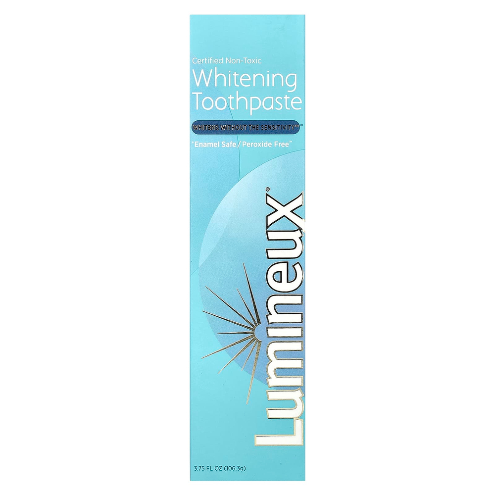 Lumineux Oral Essentials, Сертифицированная нетоксичная отбеливающая зубная паста, 106 г (3,75 унции)