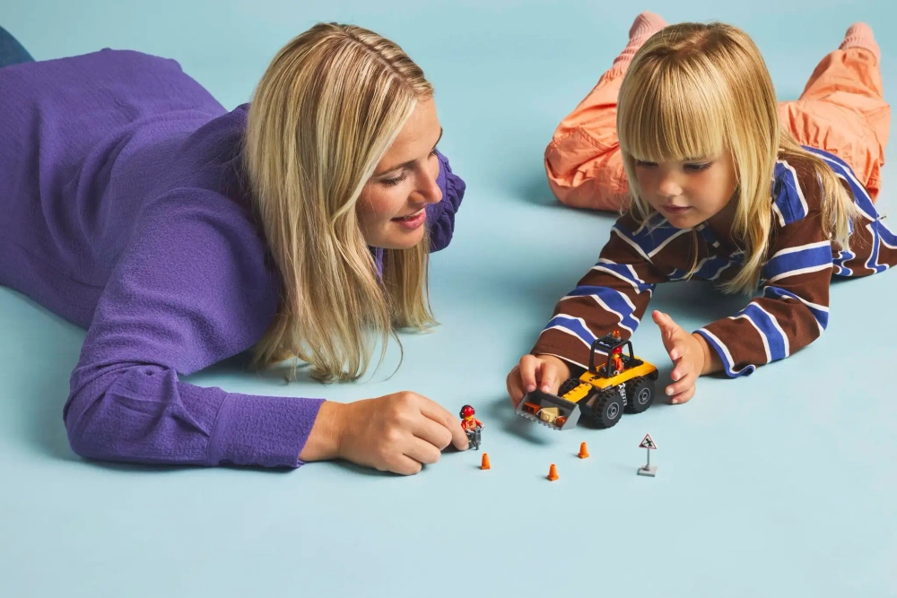 Конструктор LEGO City 60450 Желтый строительный колесный погрузчик