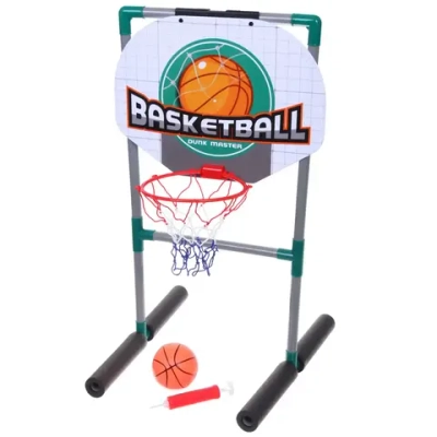 Набор игровой для бассейна ZG270-265: кольцо с подставкой 45*45*67 см, мяч 12 см 1 шт., насос