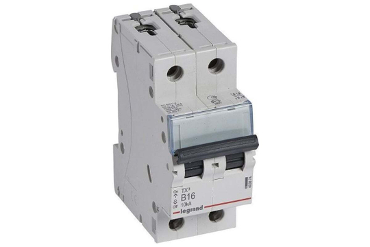 Автоматический выключатель B16A 2П 6000/10kA Tx3 Legrand