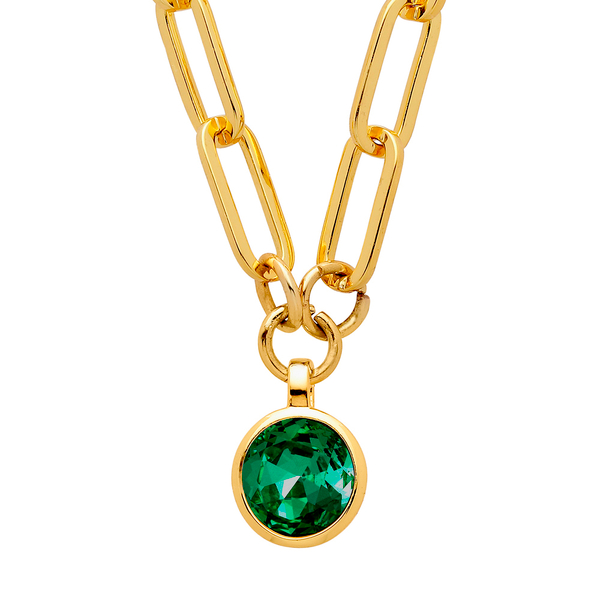 Колье Dyrberg Kern LISANNA SG EMERALD GREEN 450088