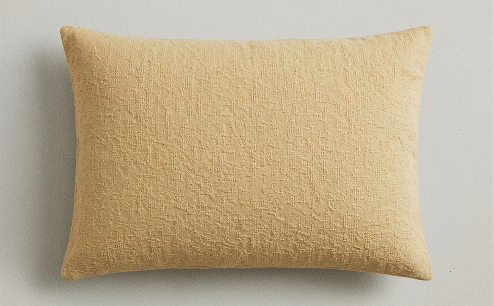 Zara Home наволочка декоративная из хлопка, бежевый, 50x75 см · 5168/007