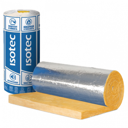 УТЕПЛИТЕЛЬ ISOTEC WIRED MAT 80 SM AL 30/C 1000Х6000