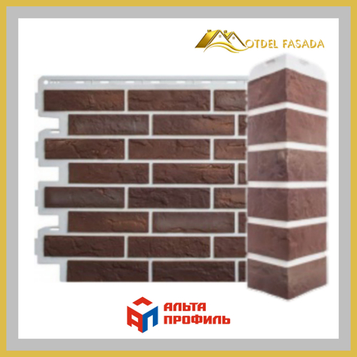Угол наружный Альта-профиль "Кирпич Рижский" 01 440*110*20мм
