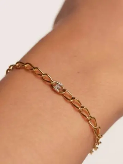 Браслет Буква E серебро 925 пробы покрытое золотом