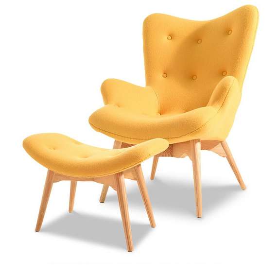 Кресло Contour желтое