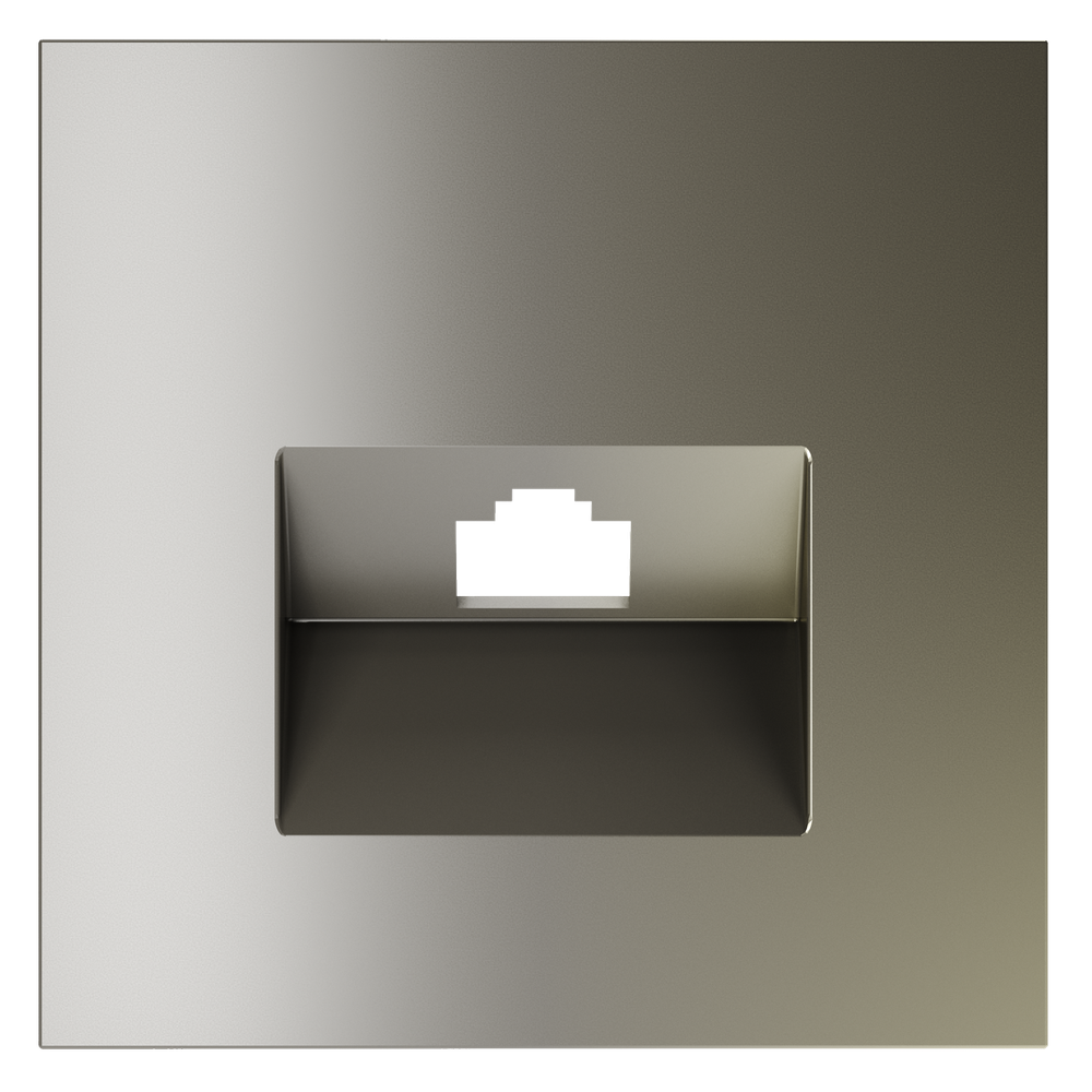 Накладка для розетки компьютерной RJ45 кат.6, S70 (шелк)