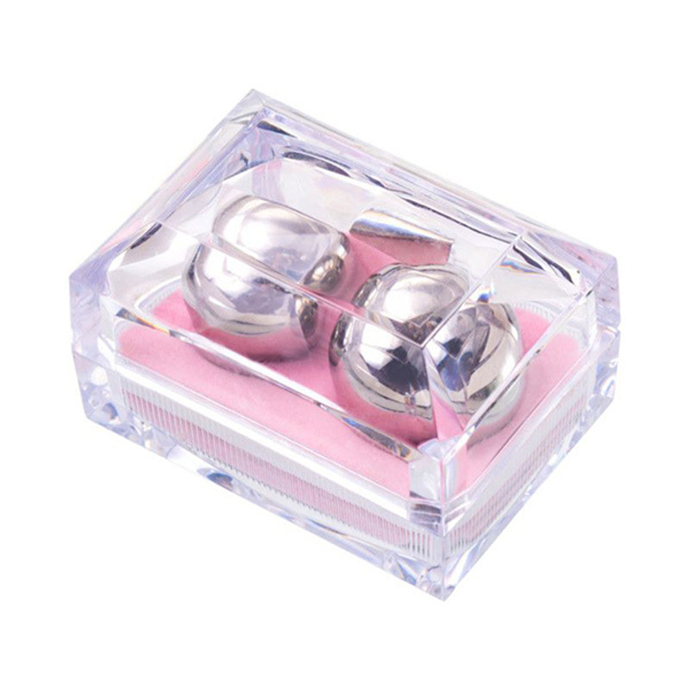 Металлические вагинальные шарики 2,5см для тренировки интимных мышц ToyFa Metal 715010