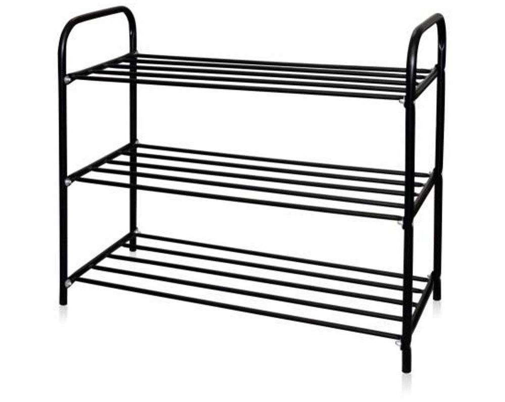 Этажерка для обуви "Комфорт" ЭТК3 (цвет черный), Ника