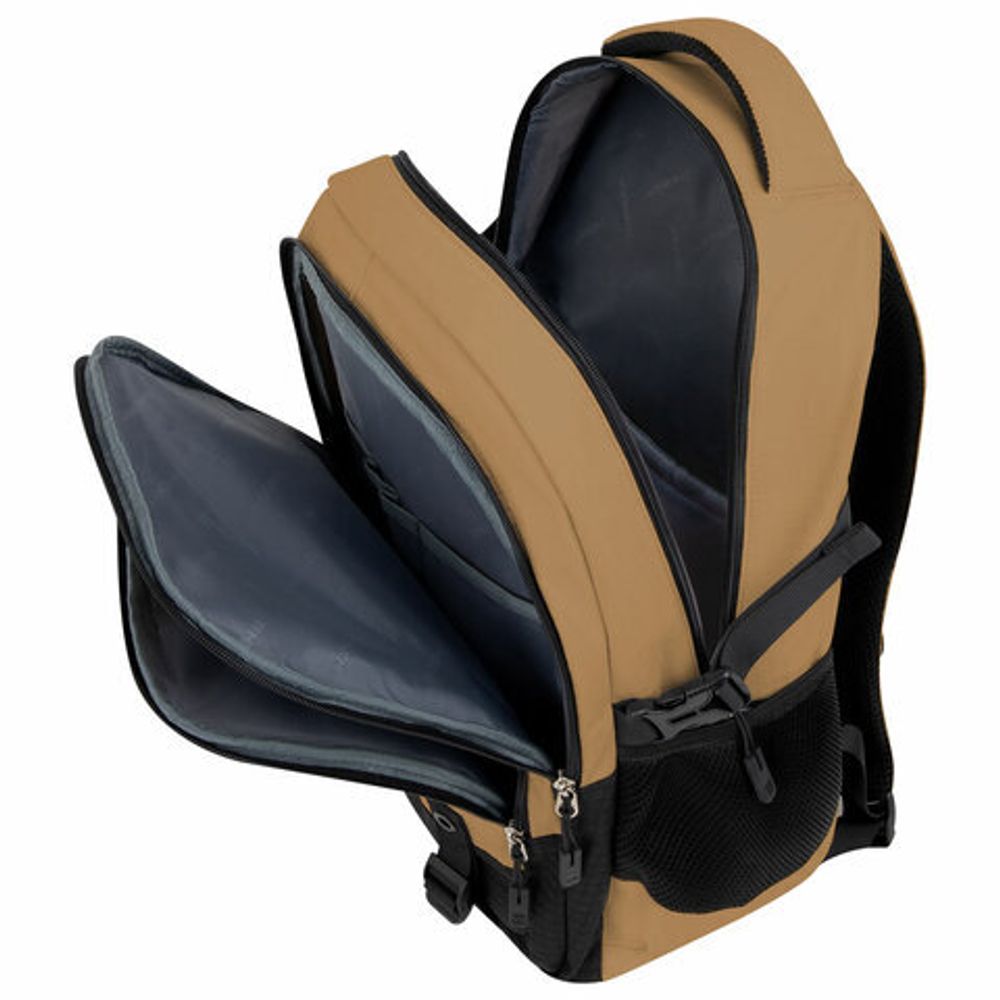 Рюкзак HEIKKI VALUABLE (ХЕЙКИ) универсальный, 2 отделения, отделение для ноутбука, бежевый, 48x33x19 см, 273870