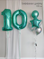 Цифры 100 см тиффани
