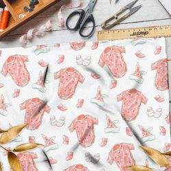 Ткань блэкаут розовая детская одежда