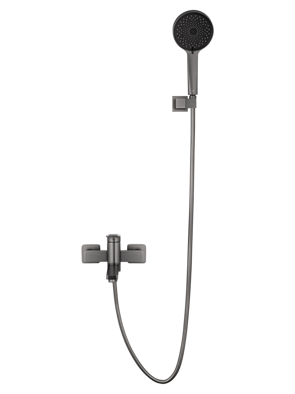 Смеситель для ванны с душем WONZON & WOGHAND FRAME, Темный графит (WW-88639010-BGM)