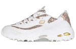 Skechers D"Lites Low Top Daddy Shoes White/Gold Women"s