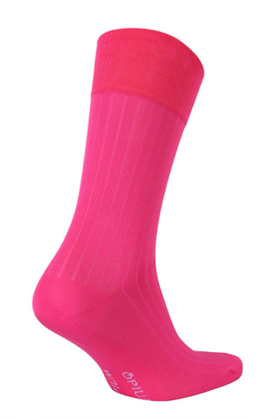 Мужские носки Premium "в рубчик" Розовый Opium