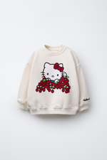 Толстовка hello kitty ©с принтом «вишня»