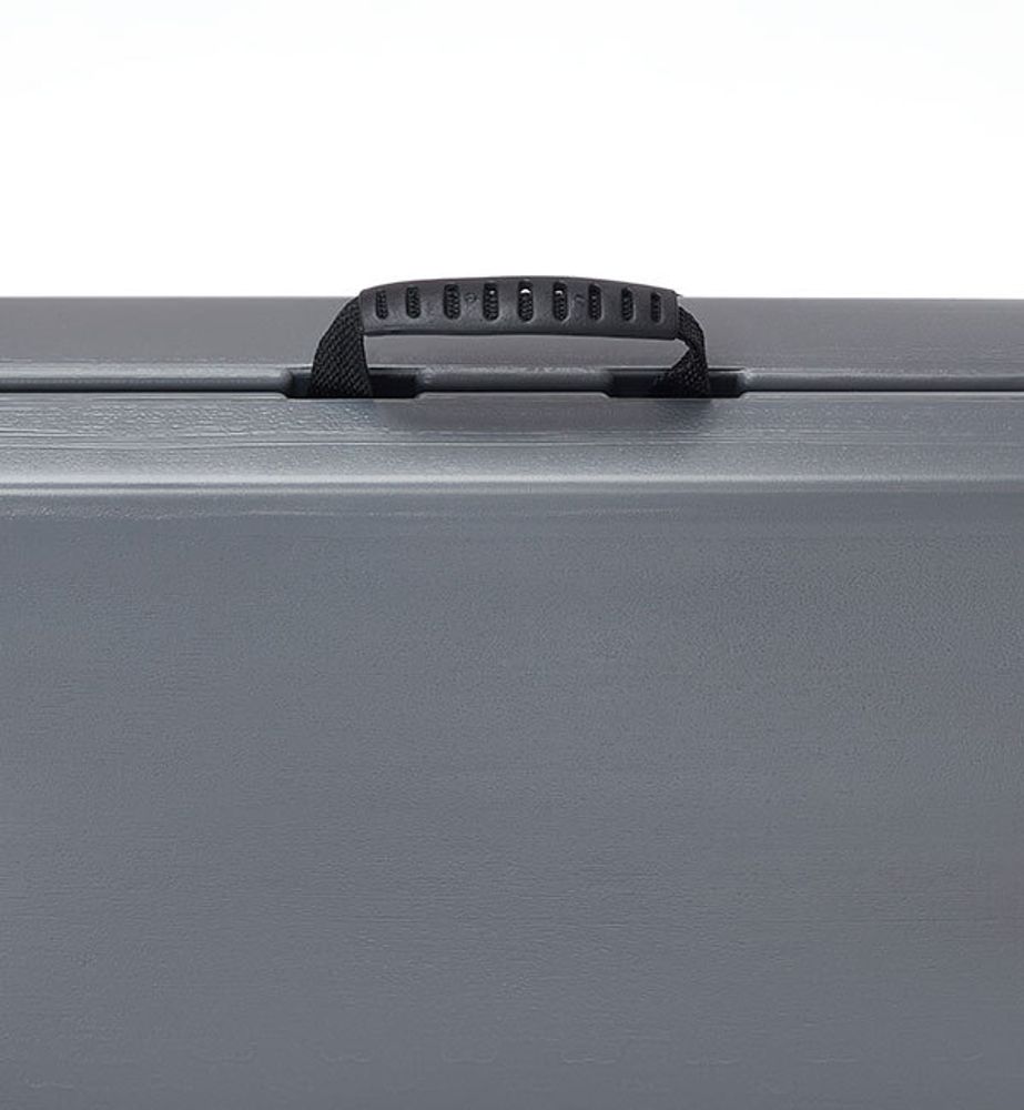 Стол-книжка пластиковый разборный серый